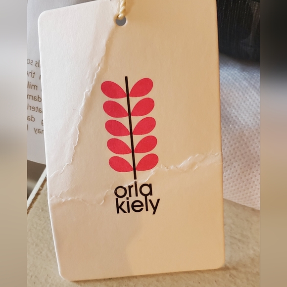 💕Orla Kiely Midi Crossbody In FLOWER TILE CHARCOAL (ULTRA RARE PRINT)💕 - Picture 11 of 12